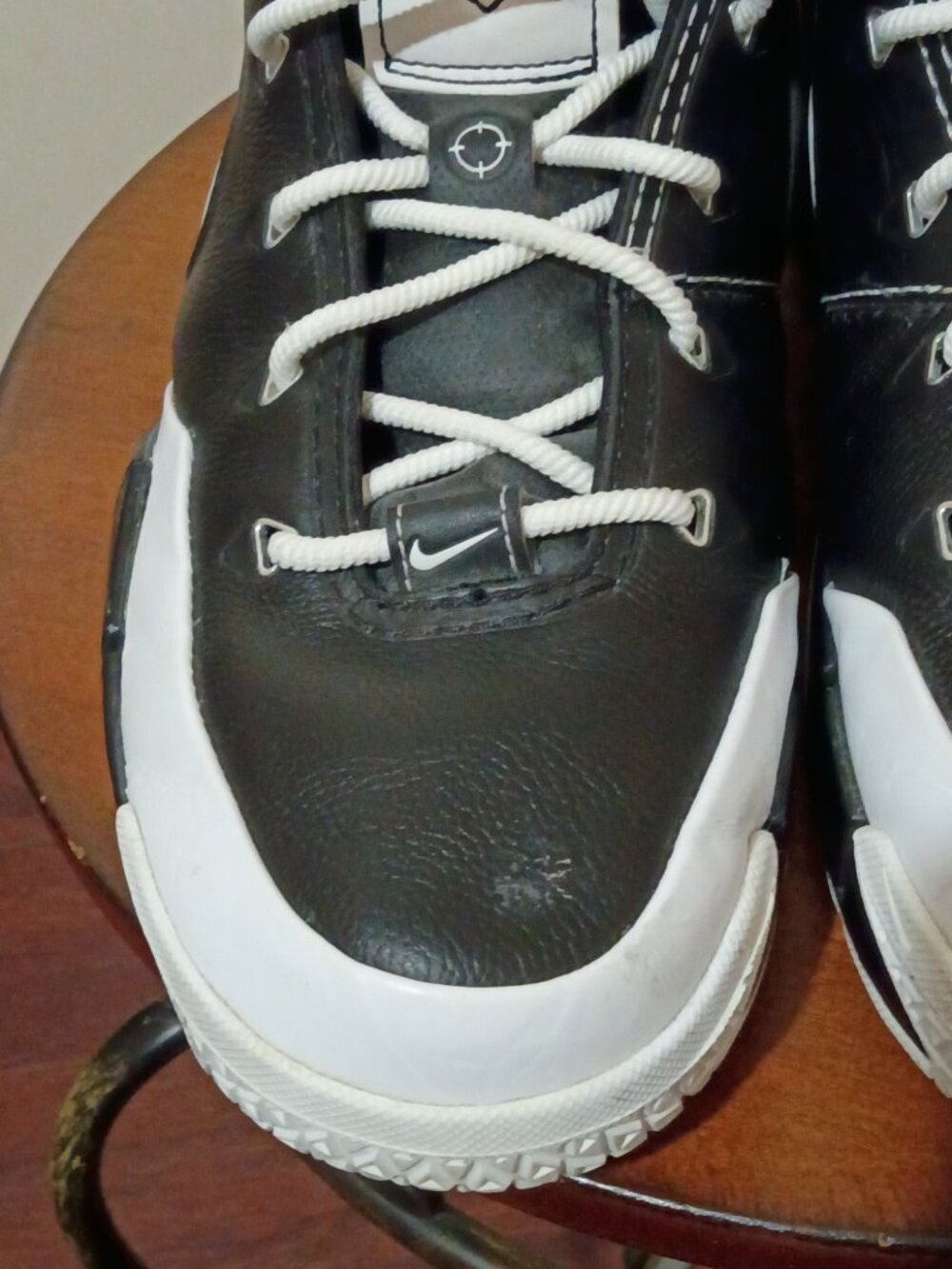 Vintage Nike Kobe 1 OG Sharpshooter Black White Size 10.5 313143-012 Men's 2006 - Picture 7 of 14